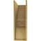 Ekena Millwork 11"W x 22"D x 33"H Classic Ridgewood Rough Cedar Woodgrain TimberThane Corbel, Primed Tan CORUR11X22X33RIDRCPR - alternate 6